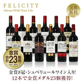 450円OFFクーポン対象 厳選！金賞受賞ボルドー 赤ワイン 12本セット 第47弾 750ml×12 飲み比べ 金賞ワイン 金賞ボルドー ワイン セット 【送料無料】【包装不可】