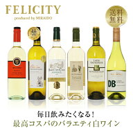 200円OFFクーポン対象 【11】毎日飲みたい！最高コスパワイン バラエティ 白ワイン 6本セット 第22弾 750…