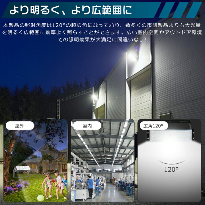 楽天市場】LED投光器 50W LED 投光器 屋外用 100V 200V LED 投光器 50W 
