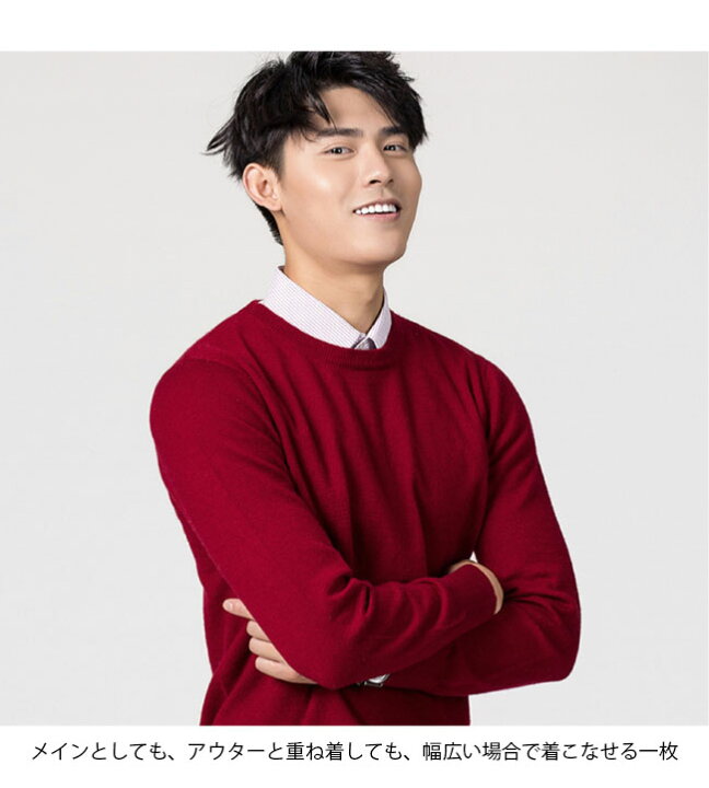 楽天市場 送料無料 ニットセーター 厚手 メンズ ニット 丸首 セーター ソフト 秋冬 ニットトップス プルオーバー 長袖 メンズニット ビジネス クルーネック 通勤 ベージュ ネイビー ブラック ワインレッド ピンク レディースファッション Le Futur