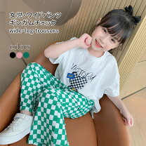 楽天市場】ワイドパンツ ギンガムチェックの通販