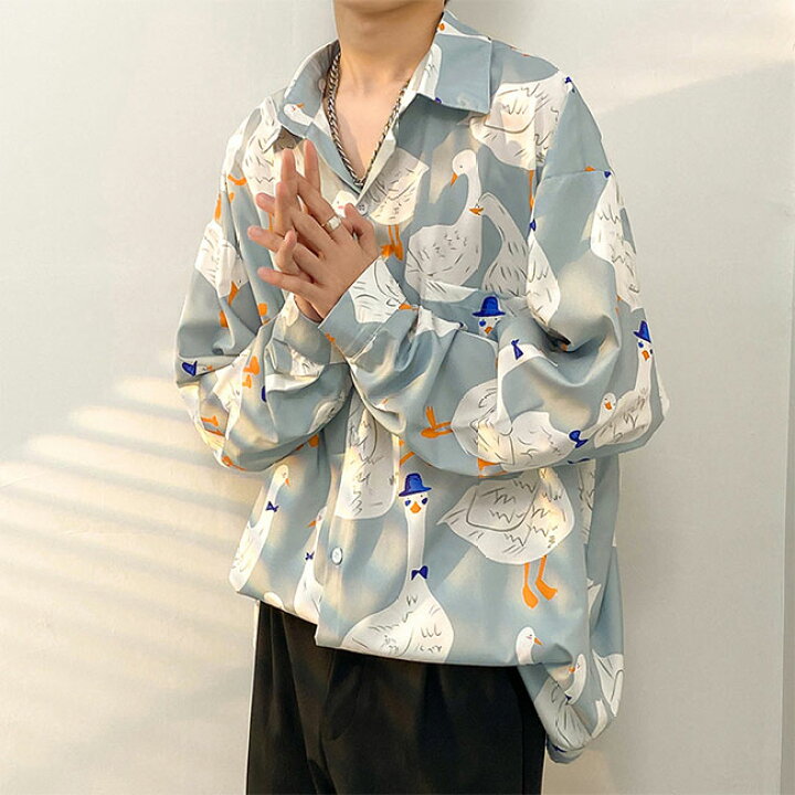 楽天市場】アロハシャツ 男女兼用 シャツ 長袖 花柄 メンズ カジュアル 