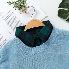 【Fashion SALE&半額商品多数&お得クーポン】【ネコポス送料無料】つけ襟 タータンチェック 付け襟 レディース つけ襟 チェック柄 付け衿 フェイクカラー 角襟 シャツカラー シャツ襟 重ね着 レイヤード 冬新作