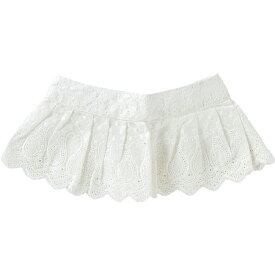 【Fashion SALE&半額商品多数&お得クーポン】【送料無料】レース 付け襟 レディース 総レース つけえり プリーツ フリル 付け衿 ホワイトレース レトロ 大人可愛い フラワーレース 付けえり レイヤード レースフリル 付け襟 フェイクカラー