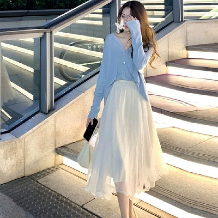 楽天市場】チュールスカート レディース オーガンジー スカート 夏 