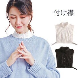 【Fashion SALE&半額商品多数&お得クーポン】【ネコポス送料無料】即納 つけ襟 付け襟 レディース 総レース付け襟 つけ襟 付け衿 フェイクカラー 重ね着 レイヤード ハイネック 総レース 花柄レース フラワーレース ブラック ホワイト 冬新作