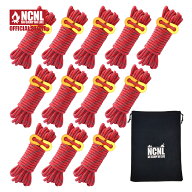 NCNL(NO CAMP NO LIFE) パラコード テントロープ タープロープ ガイロープ 反射材入り 耐荷重 430kg 太さ…