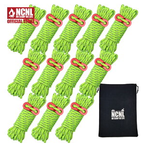 NCNL(NO CAMP NO LIFE) pR[h eg[v ^[v[v KC[v ˍޓ ω׏d 430kg  5mm  4m \Lv Lvpi ݋ [ܕt (O[ 12{Zbg)