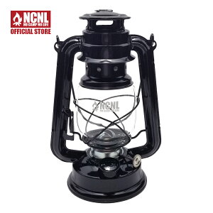 NCNL(NO CAMP NO LIFE) オイルランタン Mサイズ ランタン オイル おしゃれ ホヤ ウィック テント キャンプ ソロキャンプ キャンプ用品 漏斗 替え芯付き (ブラック)