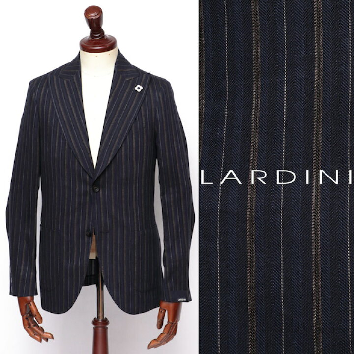 楽天市場】ラルディーニ LARDINI コットンリネン ストライプ柄 