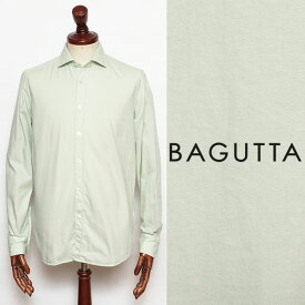 バグッタ Bagutta BERLINO コットンフランネル ワイドカラー シャツ BERLINO ライトグリーン berlinogblt-lgr 100