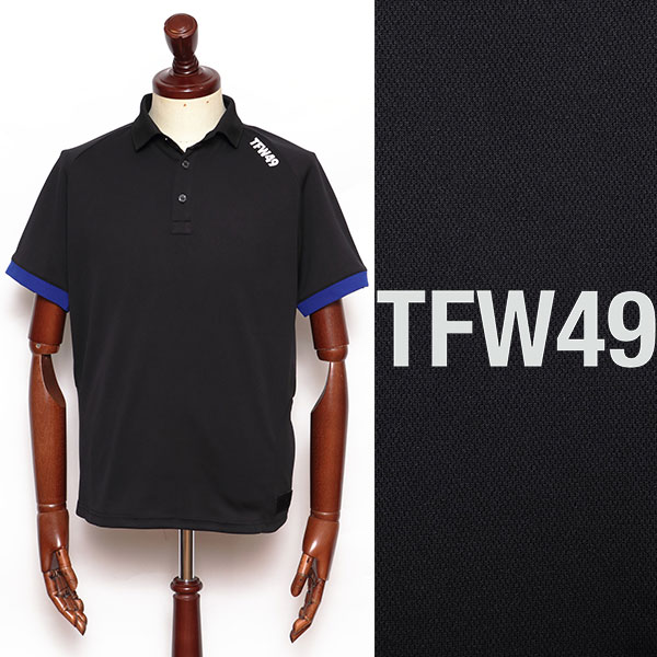TFW49 ティーエフダブリューフォーティーナイン ROF POLO 2 プライムフレックス 課の子 ブルー t102111005-bu x 休み ポロシャツ 正規品 ブラック 100