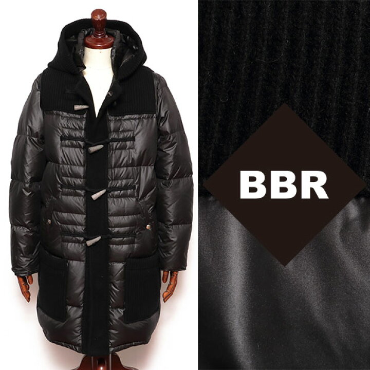 楽天市場】ビービーアール BBR ダウン × ニット ハイブリッド ロング 