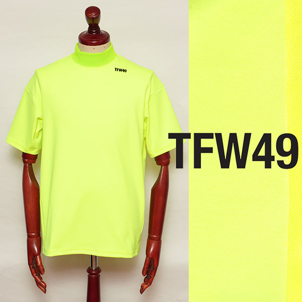 ティーエフダブリューフォーティーナイン TFW49 RELAX MOCKNECK TEE ストレッチポリ リラックスFIT モックネック Tシャツ イエロー t102310009-ye 100