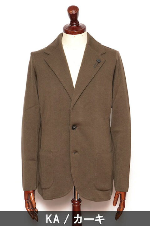 楽天市場】【30%OFF】ラルディーニ LARDINI ウール ニット 2B 