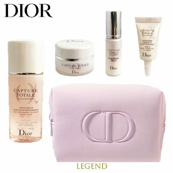 ディオール　Dior 化粧水　クリーム　美容液　アイクリーム4点+ピンクポーチ　プレゼント　ギフトセット「大切な人への素敵なプレゼント」 |  レジェンド　楽天市場店