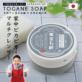 東金石鹸 マルチクレンザー クレンザー 万能クリーナー マルチクリーナー 水垢 水アカ 水あか 湯あか 黄ばみ 黒ズミ 手垢 掃除 掃除用品 石けん 石ケン 汚れ落とし 洗剤 浴槽 浴室 風呂 床 キッチン 台所 シンク 食器 金属 鏡 ガラス ヒルナンデス レジェンド松下 石鹸