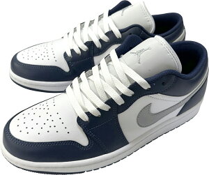 NIKE AIR JORDAN 1 LOW iCL GA W[_1[WHITE/WOLF GREY/MIDNIGHT NAVYJ[u553558-141vTCYГ