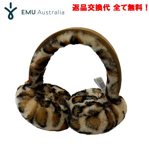 EMU Australia Angahook Leopard Earmuffs �C���[�}�t W7021 ���I�p�[�h�� ������ �V�[�v�X�L�� ���[�g�� �g���� �h�� �M�t�g �v���[���g ���f�B�[�X ���K�i