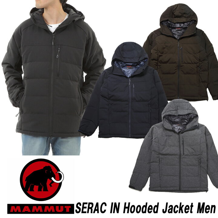 楽天市場】MAMMUT マムートSERAC IN HOODED JACKET1013-00680 ダウン 