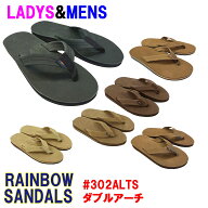 RAINBOW SANDALS「レインボーサンダルズ」#302 ダブルアーチヌバックレザーサイズ交換片道送料無料！海外…