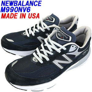 NEW BALANCE�u�j���[�o�����X�vM990NV6 �l�C�r�[�J���[D���C�Y MADE IN USA�u�A�����J���v�C�O���s�A�����K�i���T�C�Y�����Г�����������