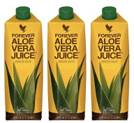 【3本セット】FLPアロエベラジュース（1L）1000mL×3本（保存料・化学合成物質未使用）[Forever Living P…