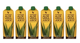 【6本セット】FLPアロエベラジュース（1L）1000mL×6本（保存料・化学合成物質未使用）[Forever Living Products]（アロエベラ フォーエバー aloe vera アロエジュース)
