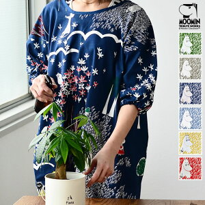 【10月25日はポイント最大10倍祭!】割烹着 QUARTER REPORT クォーターリポート かっぽう着 ムーミン かわいい おしゃれ あったか 北欧 保育士 ギフト プレゼント 日本製 母の日 エプロン リネン