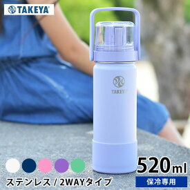 【6/1は全品ほぼP10倍！】水筒 タケヤフラスク GOCUP ゴーカップ 【520ml /18oz】 子供 ステンレス キッズ 2way 直飲み 保冷専用 コップ付き おしゃれ かわいい アウトドア ハンドル付 持ち手付 真空二重 スポーツ かっこいい TAKRYA FLASK