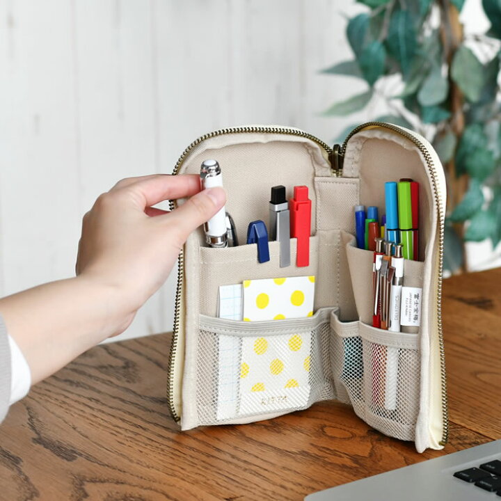 楽天市場 Hinemo スタンドペンポーチl 立つ ペンケース 立つ 筆箱 国産帆布 富士金梅 おしゃれ L字 シンプル 収納 コスメポーチ 軽い 文具 文房具 マルチポーチ リヒトラブ デザイン文具 Leilo レイロ