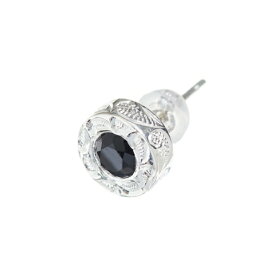 《片耳販売》【正規品】Maxi ハワイアンジュエリー ピアス マキシ シルバー925 ラウンドストーンピアス(ブラック) ブラックオニキス 片耳 キャッチ レディース メンズ プレゼント ラッピング 送料無料
