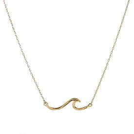 《在庫あり》【正規品】Maxi マキシ ハワイアンジュエリー ネックレス 波 ウェーブ ネックレスWave Necklace Nalu 14K YG 14金 ゴールド イエローゴールド プレゼント ラッピング 送料無料 レディースシンプル レイピカケ 【商品コード：5201-000-0】