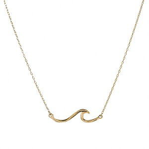 �y���K�i�zMaxi �}�L�V �n���C�A���W���G���[ �l�b�N���X �g �E�F�[�u �l�b�N���XWave Necklace Nalu 14K YG 14�� �S�[���h �C�G���[�S�[���h �v���[���g ���b�s���O �������� ���f�B�[�X�V���v�� ��