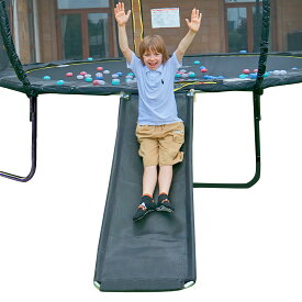 LEJUMP トランポリン用スライド ドランポリンはしご スライドのみ 簡単に取り付け スロープ 屋外 大型 上り下り お庭 家庭用 子供用 トランポリンアクセサリー