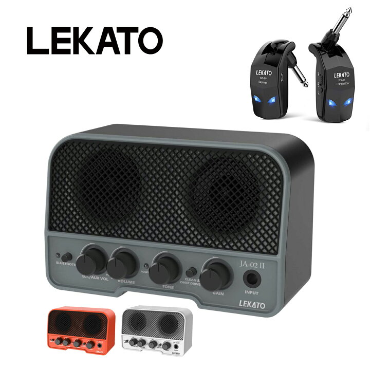 楽天市場】LEKATO ミニ ギターアンプ エレキギター アンプ ギター 
