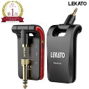【SS限定・エントリーで5倍PT】LEKATO ワイヤレスシステム 送受信機 ギターワイヤレスシステム 3.5mmと6.35mmプラグ …
