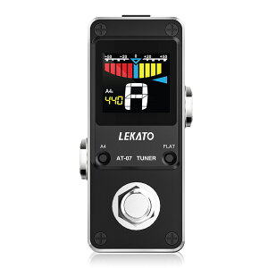 �y12%OFF�N�[�|���zLekato �M�^�[�`���[�i�[ �y�_�� �`���[�i�[�y�_�� �M�^�[ �x�[�X �G�t�F�N�^�[ �g�D���[�o�C�p�X �����x �t���f�B�X�v���C �R���p�N�g �y�� ���C�u 1�N�ۏ� AT-07