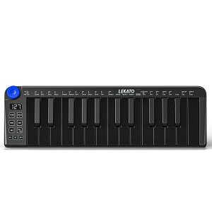 �y�}���\���I10��OFF�N�[�|���zLEKATO MIDI�L�[�{�[�h 25���� �R���g���[���[ Bluetooth �x���V�e�B�Ή� �~�j���� �m�u���� ���y������� LED ���^ �[�d��