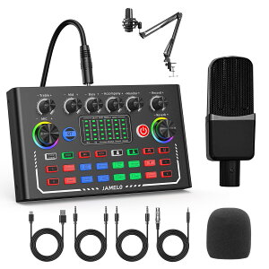 �y12%OFF�N�[�|���zJAMELO �_�C�i�~�b�N�}�C�N USB XLR�Ή� �Q�[�~���O�}�C�N �P��w���� RGB���C�g Bluetooth�Ή� �~���[�g�@�\ �w�b�h�z���[�q ���ʒ��� PC PS4 PS5 iPhone �X�}�z�Ή� �z�M �Q�[������ 