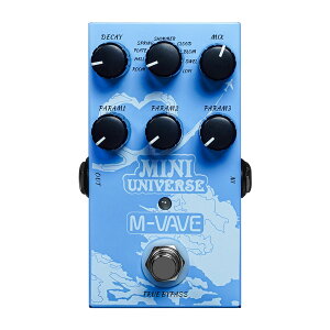 M-VAVE Mini Universe ���o�[�u �G�t�F�N�^�[ �f�W�^�� �y�_�� 9��ނ̃��o�[�u �G�t�F�N�g���� Room/Shimmer/Lofi/Spring�Ȃ�