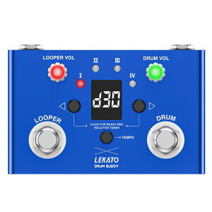 LEKATO �M�^�[�G�t�F�N�^�[ ���[�p�[ �h�����}�V�� Drum Looper Tuner Loop Pedal Drum Buddy V2�i�f�W�^���E�G���L�M�^�[�^�x�[�X�p���[�p�[�E�`���[�i�[�E�y�_���j