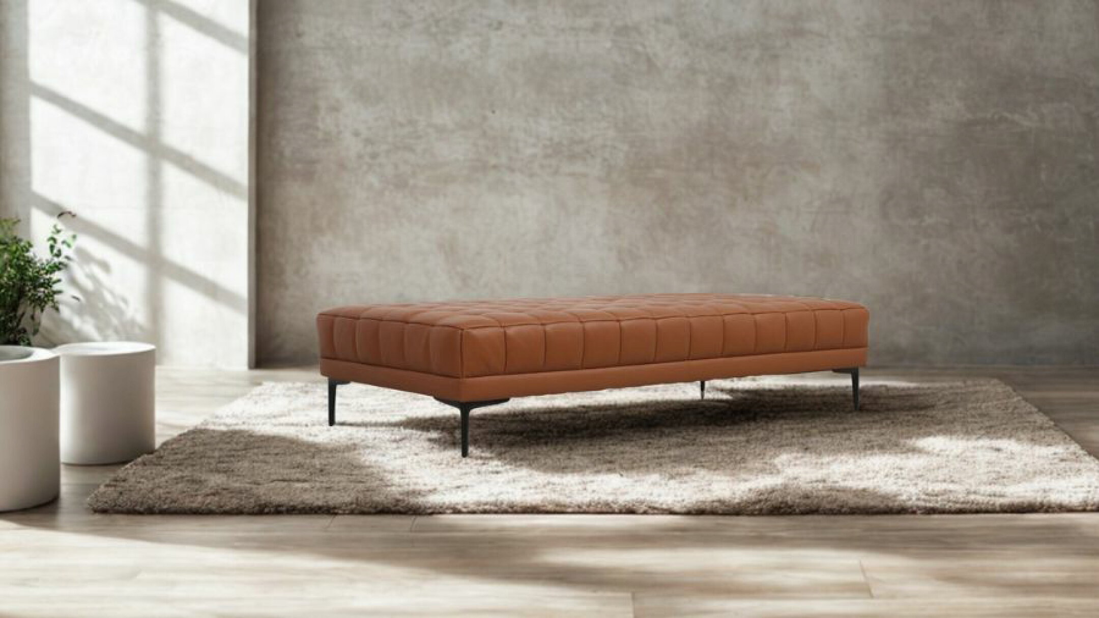 ソファ ソファー 革 レザー 本革 ベンチタイプ アイランドソファ 3人掛けソファ ダイニングソファ ラウンジソファ コンパクト ローソファ ローバック 応接ソファ シンプル 会議室 オフィス 待合室 ロビー Quadro Panca クアドロ パンカ