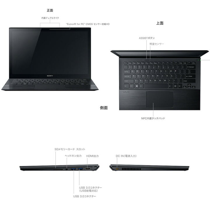 楽天市場】【1500円オフクーポン】【WEBカメラ搭載】SONY vaio ノート 