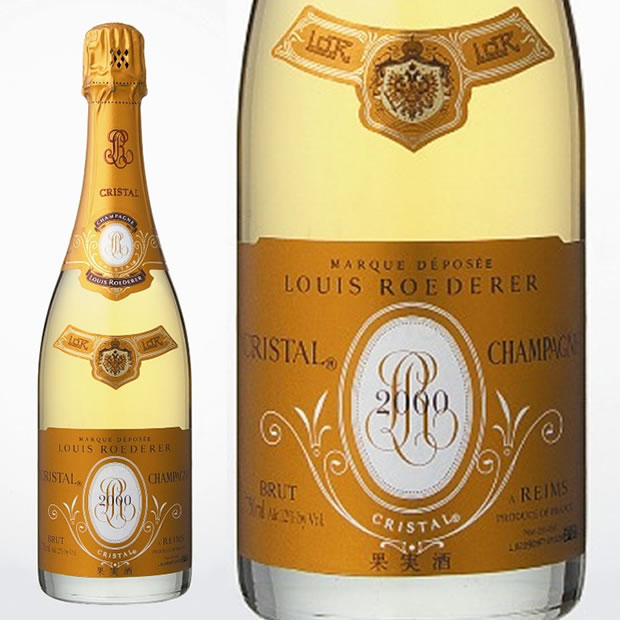 ルイ・ロデレール クリスタル・ブリュット・ヴィンテージ[2000] シャンパン/白/辛口 [750ml] 箱なし | 代官山ワインサロン Le・Luxe