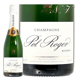 NV ブリュット レゼルヴ ポル ロジェ 正規品 750ml シャンパン 白 辛口 750ml Champagne Pol Roger Brut Reserve ※こちらの商品は箱無しです。