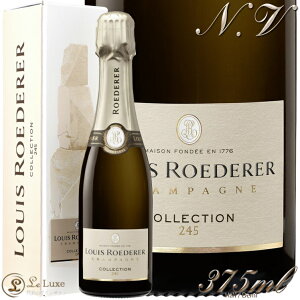 RNV 245 Vp[j C f[ n[t TCY Mtg {bNX Ki  Vp h 375ml Champagne Louis Roederer Collection 243 Half demi Gift Box