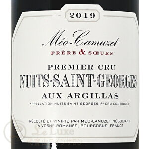 2022 �j���C �T�� �W�����W�� �v���~�G �N���� �I�[ �U���W�� ���I �J�~���[ �t���[�� �G �X�[�� �ԃ��C�� �h�� 750ml Meo Camuzet Frere et Soeur Nuits Saint Georges 1er Cru Aux Argillas
