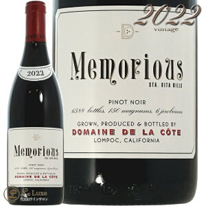 2022 �������A�X �s�m �m���[�� �h���[�k �h �� �R�[�g ���K�i �ԃ��C�� �h�� 750ml Domaine de la Cote Memorious Pinot Noir