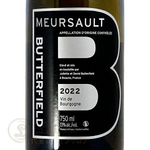 2023 �����\�[ �o�^�[�t�B�[���h ���K�i �����C�� �h�� 750ml Butterfield Meursault Blanc